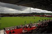 29 July 2015; A general view of the players warming up during squad training. Irish Independent Park, Cork. Picture credit: Eóin Noonan / SPORTSFILE