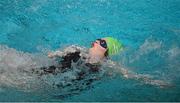 30 July 2015; Team Ireland's Lorraine Hession, a member of Team South Galway, from Turloughmore, Co Galway, on he way to a Personal Best time of 1:22.76 for the 50m back stroke at the Uytengsu Aquatics Center. Special Olympics World Summer Games, Los Angeles, California, United States. Picture credit: Ray McManus / SPORTSFILE