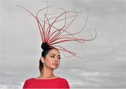 30 July 2015; Rosalynd Hurley, from Blackrock, Co. Cork, during Ladies' Day. Galway Racing Festival, Ballybrit, Galway. Picture credit: Cody Glenn / SPORTSFILE