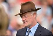 30 July 2015; Trainer Willie Mullins after watching his horse Laviniad and jockey Declan McDonogh win the Arthur Guinness European Breeders Fund Corrib Fillies Stakes. Galway Racing Festival, Ballybrit, Galway. Picture credit: Cody Glenn / SPORTSFILE