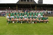 30 July 2015; The Limerick squad. Bord Gáis Energy Munster GAA Hurling U21 Championship Final, Clare v Limerick. Cusack Park, Ennis, Co. Clare. Picture credit: Stephen McCarthy / SPORTSFILE