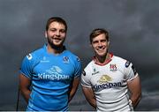 30 July 2015; Ulster's Iain Henderson, left, and Andrew Trimble in attendance at the Ulster Rugby 2015/16 season kit launch. Kingspan Stadium, Ravenhill Park, Belfast. Picture credit: Ramsey Cardy / SPORTSFILE