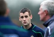 17 November 2008; Northern Ireland's Niall McGinn, listens to manager Nigel Worthington, during squad training. Greenmount College, Belfast, Co. Antrim. Picture credit: Oliver McVeigh / SPORTSFILE