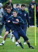 17 November 2008; Northern Ireland's Niall McGinn in action during squad training. Greenmount College, Belfast, Co. Antrim. Picture credit: Oliver McVeigh / SPORTSFILE