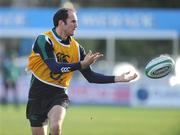 18 November 2008; Full-back Girvan Dempsey in action during Ireland rugby squad training. Donnybrook Stadium, Dublin. Picture credit: Brendan Moran / SPORTSFILE