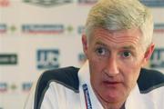 18 November 2008; Northern Ireland manager Nigel Worthington speaking to the media during a team press conference. Hilton Hotel, Templepatrick, Co Antrim. Picture credit: Oliver McVeigh / SPORTSFILE