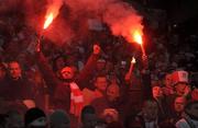 19 November 2008; Poland fans during the match. International Friendly, Republic of Ireland v Poland, Croke Park, Dublin. Picture credit: Brian Lawless / SPORTSFILE