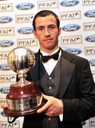 16 November 2008; Keith Fahey, St. Patrick's Athletic, is presented with the PFAI Ford player of the year award. PFAI Awards Banquet 2008, D4 Ballsbridge Court Hotel, Dublin. Picture credit: David Maher / SPORTSFILE