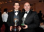 16 November 2008;  Keith Fahey, St.Patrick's Athletic, winner of the PFAI Ford  player of the year award with St.Patrick's Athletic's manager Johnny McDonnell. PFAI Awards Banquet 2008, D4 Ballsbridge Court Hotel, Dublin. Picture credit: David Maher / SPORTSFILE