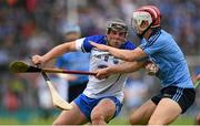 26 July 2015; Jake Dillon, Waterford, in action against Cian O'Callaghan, Dublin. GAA Hurling All-Ireland Senior Championship, Quarter-Final, Dublin v Waterford. Semple Stadium, Thurles, Co. Tipperary. Picture credit: Stephen McCarthy / SPORTSFILE