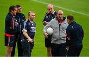 25 July 2015; Cork manager Brian Cuthbert, second from right, in conversation with his backroom team. GAA Football All-Ireland Senior Championship, Round 4A, Kildare v Cork. Semple Stadium, Thurles, Co. Tipperary. Picture credit: Piaras Ó Mídheach / SPORTSFILE