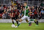 31 July 2015; Colin Healy, Cork City, shoots to score his side's third goal from a penalty. SSE Airtricity League Premier Division, Cork City v Bohemians. Turners Cross, Cork. Picture credit: David Maher / SPORTSFILE
