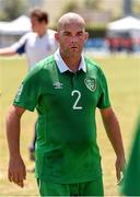1 August 2015; Team Ireland’s Darren Bevins, a member of Bray Lakers Special Olympics Club, from Cabra, Dublin 7, after a 'Football 11-a-side' semi final at the Drake Stadium. Ireland were beaten 4-2 and go for a Bonze medal in their next game. Special Olympics World Summer Games, Los Angeles, California, United States. Picture credit: Ray McManus / SPORTSFILE