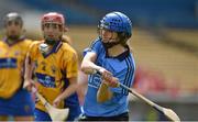 1 August 2015; Aisling Maher, Dublin, in action against Aoife Griffin, Clare. Liberty Insurance Senior Camogie Championship Play-Off, Clare v Dublin. Semple Stadium, Thurles, Co. Tipperary. Picture credit: Matt Browne / SPORTSFILE