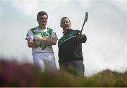 1 August 2015; Brendan Cummins, Tipperary, right, with Andrew Fahey, Clare, during the M Donnelly All-Ireland Poc Fada Final. Annaverna Mountain, Ravensdale, Co. Louth. Picture credit: Piaras Ó Mídheach / SPORTSFILE