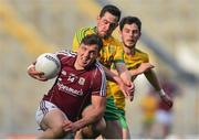 1 August 2015; Damien Comer, Galway, in action against Mark McHugh, Donegal. GAA Football All-Ireland Senior Championship, Round 4B, Donegal v Galway. Croke Park, Dublin. Picture credit: Ramsey Cardy / SPORTSFILE