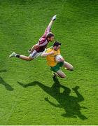1 August 2015; Ryan McHugh, Donegal, in action against Michael Lundy, Galway. GAA Football All-Ireland Senior Championship, Round 4B, Donegal v Galway. Croke Park, Dublin. Picture credit: Dáire Brennan / SPORTSFILE