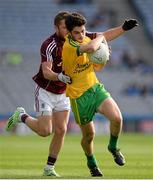 1 August 2015; Ryan McHugh, Donegal, in action against Michael Lundy, Galway. GAA Football All-Ireland Senior Championship, Round 4B, Donegal v Galway. Croke Park, Dublin. Picture credit: Brendan Moran / SPORTSFILE
