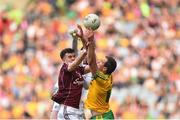 1 August 2015; Michael Murphy, Donegal, in action against Johnny Duane, Galway. GAA Football All-Ireland Senior Championship, Round 4B, Donegal v Galway. Croke Park, Dublin. Picture credit: Ramsey Cardy / SPORTSFILE