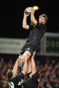 18 November 2008; Jason Eaton, New Zealand, takes the ball in the lineout against Munster. Zurich Challenge Match, Munster v New Zealand, Thomond Park, Limerick. Picture credit: Matt Browne / SPORTSFILE