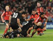 18 November 2008; Munster's Lfeimi Mafi in action against New Zealand. Zurich Challenge Match, Munster v New Zealand, Thomond Park, Limerick. Picture credit: Brian Lawless / SPORTSFILE