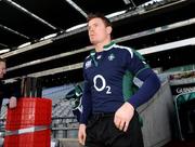 21 November 2008; Ireland's Brian O'Driscoll on his arrival for the team Captain's Run. Croke Park, Dublin. Picture credit: Pat Murphy / SPORTSFILE