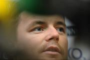 21 November 2008; Ireland team captain Brian O'Driscoll speaking to the media during the team media conference. Jury's Croke Park Hotel, Dublin. Picture credit: Pat Murphy / SPORTSFILE