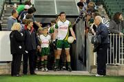 31 October 2008; Ireland captain Sean cavanagh waits to lead his side out ahead of the game. Toyota International Rules Series, Australia v Ireland, Melbourne Cricket Ground, Melbourne, Australia. Picture credit: Ray McManus / SPORTSFILE