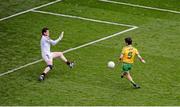 1 August 2015; Ryan McHugh, Donegal, scores his side's second goal. GAA Football All-Ireland Senior Championship, Round 4B, Donegal v Galway. Croke Park, Dublin. Picture credit: Dáire Brennan / SPORTSFILE