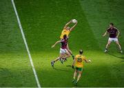 1 August 2015; Neil Gallagher, Donegal, in action against Fiontán Ó Curraoin, Galway. GAA Football All-Ireland Senior Championship, Round 4B, Donegal v Galway. Croke Park, Dublin. Picture credit: Dáire Brennan / SPORTSFILE