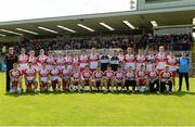1 August 2015; The Derry squad. Electric Ireland GAA Football All-Ireland Minor Championship Quarter-Final, Longford v Derry. Brewster Park, Enniskillen, Co. Fermanagh. Picture credit: Oliver McVeigh / SPORTSFILE