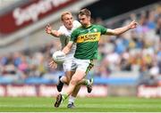 2 August 2015; Marc Ó Sé, Kerry, in action against Tommy Moolick, Kildare. GAA Football All-Ireland Senior Championship Quarter-Final, Kerry v Kildare. Croke Park, Dublin. Picture credit: Ramsey Cardy / SPORTSFILE