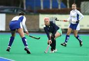 22 November 2008; Jenny McDonough, Ireland, in action against Emma Rochlin, Scotland. Women's International, Ireland v Scotland, Banbridge Hockey Club, Banbridge, Co. Down. Picture credit: Oliver McVeigh / SPORTSFILE