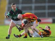 23 November 2008; Sean Buckley, Dromcollogher Broadford, in action against Brian O'Regan, back, Nemo Rangers. AIB Munster Senior Club Football Championship Semi-Final, Dromcollogher Broadford v Nemo Rangers, Gaelic Grounds, Co. Limerick. Picture credit: Pat Murphy / SPORTSFILE