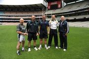 28 October 2008; Members of the Ireland backroom team, from left, manager Sean Boylan, selectors Hugh Kenny, Eoin Liston, Anthony Tohill and tour manager Sean Walsh after an Ireland International Rules training session. 2008 International Rules tour, Melbourne Cricket Ground, Melbourne, Auatralia. Picture credit: Ray McManus / SPORTSFILE