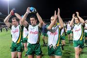 24 October 2008; Ireland players, from left, Ciaran McKeever, Aidan O'Mahony, John Miskella and Kevin Reilly. 2008 Toyota International Rules Series, Australia v Ireland, Subiaco Oval, Perth, Western Australia. Picture credit: Ray McManus / SPORTSFILE