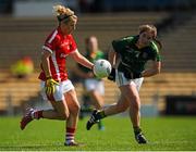 3 August 2015; Valerie Mulcahy, Cork, in action against Shauna Ennis, Meath. TG4 Ladies Football All-Ireland Senior Championship, Qualifier Round 2, Cork v Meath. Semple Stadium, Thurles, Co. Tipperary. Picture credit: Eoin Noonan / SPORTSFILE