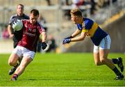 3 August 2015; Conor Marsden, Galway, in action against Liam Fahy, Tipperary. Electric Ireland GAA Football All-Ireland Minor Championship, Quarter-Final, Galway v Tipperary. O'Connor Park, Tullamore, Co. Offaly. Picture credit: Piaras Ó Mídheach / SPORTSFILE