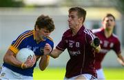 3 August 2015; Danny Owens, Tipperary, in action against Ryan Forde, Galway. Electric Ireland GAA Football All-Ireland Minor Championship, Quarter-Final, Galway v Tipperary. O'Connor Park, Tullamore, Co. Offaly. Picture credit: Piaras Ó Mídheach / SPORTSFILE