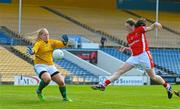 3 August 2015; Aine O'Sullivan, Cork, scores a goal past Aine Bennett, Meath. TG4 Ladies Football All-Ireland Senior Championship, Qualifier Round 2, Cork v Meath. Semple Stadium, Thurles, Co. Tipperary. Picture credit: Ramsey Cardy / SPORTSFILE