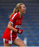 3 August 2015; Laura Cleary, Cork, celebrates scoring her side's third goal. TG4 Ladies Football All-Ireland Minor A Championship Final, Cork v Galway. Semple Stadium, Thurles, Co. Tipperary. Picture credit: Eoin Noonan / SPORTSFILE