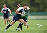 4 August 2015; Ireland's Noel Reid in action against  Gordon D'Arcy during squad training. Ireland Rugby Squad Training. Carton House, Maynooth, Co. Kildare. Picture credit: Matt Browne / SPORTSFILE