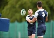 4 August 2015; Ireland's Keith Earls with Conor Murray during squad training. Ireland Rugby Squad Training. Carton House, Maynooth, Co. Kildare. Picture credit: Matt Browne / SPORTSFILE