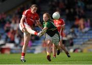 3 August 2015; Áine O'Sullivan, Cork, in action against Sarah Powderly, Meath. TG4 Ladies Football All-Ireland Senior Championship, Qualifier Round 2, Cork v Meath. Semple Stadium, Thurles, Co. Tipperary. Picture credit: Eoin Noonan / SPORTSFILE
