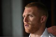 4 August 2015; Ireland's Keith Earls during a press conference. Ireland Rugby Press Conference. Carton House, Maynooth, Co. Kildare. Picture credit: Matt Browne / SPORTSFILE