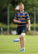 4 August 2015; Leinster's Peadar Timmins in action during squad training. Leinster Rugby Squad Training. Edenderry, Co. Offaly. Picture credit: Seb Daly / SPORTSFILE