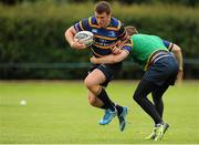 4 August 2015; Leinster's Tom Farrell in action during squad training. Leinster Rugby Squad Training. Edenderry, Co. Offaly. Picture credit: Seb Daly / SPORTSFILE
