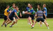 4 August 2015; Leinster's Edward Byrne in action during squad training. Leinster Rugby Squad Training. Edenderry, Co. Offaly. Picture credit: Seb Daly / SPORTSFILE