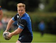 4 August 2015; Leinster's James Tracy in action during squad training. Leinster Rugby Squad Training. Edenderry, Co. Offaly. Picture credit: Eoin Noonan / SPORTSFILE