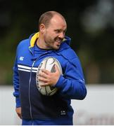 4 August 2015; Leinster's Performance Analyst Emmet Farrell during squad training. Leinster Rugby Squad Training. Edenderry, Co. Offaly. Picture credit: Eoin Noonan / SPORTSFILE